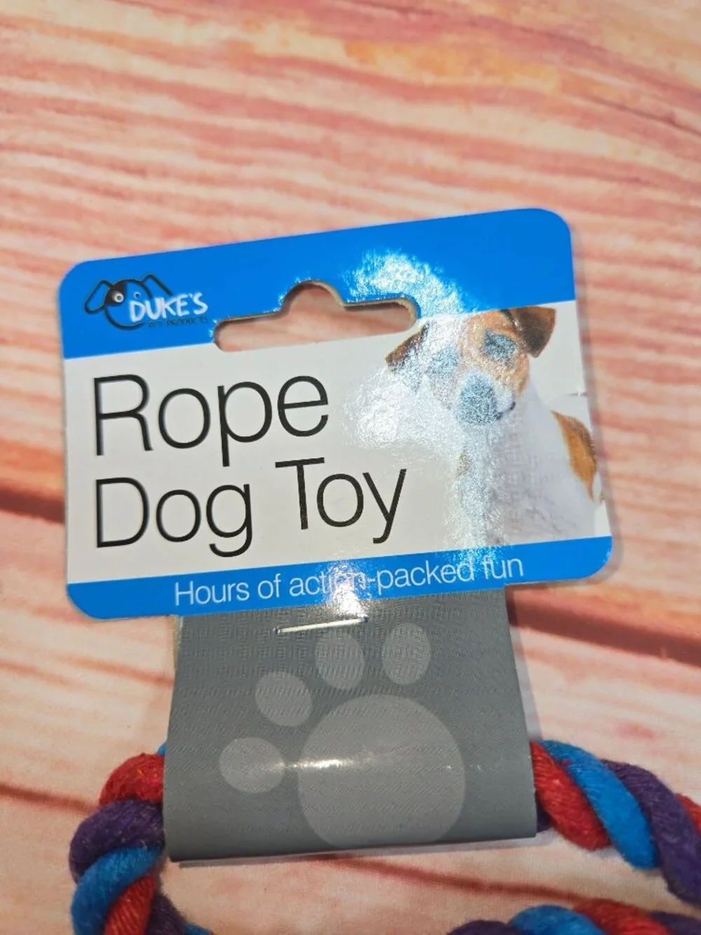 Dukes Pet Products Cotton Knotted Dog Pull Rope Toy 2-Pack